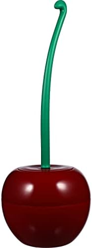 Tofficu Toilet Brush Holder - Cherry Shaped Bathroom Cleaner Set