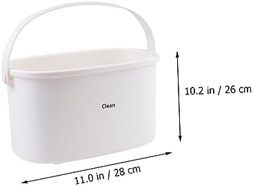 PRETYZOOM 1Pc Plastic Shower Basket Organizer for Bathroom Kitchen and Hotel