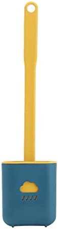 Toilet Brush Holder Set with Soft Bristles and TPR Material