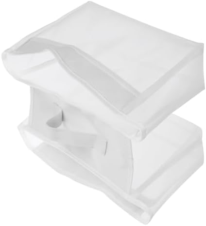 SOLUSTRE Tub Storage Bag with Hanging Straps and Clear Mesh Design
