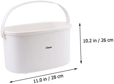 1Pc Portable Plastic Bathing Basket with Efficient Drain