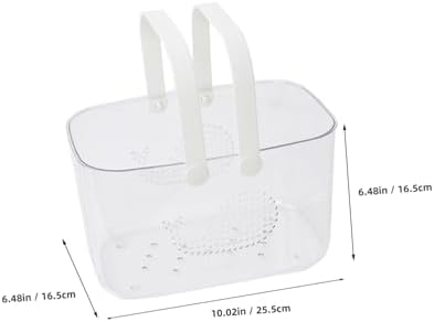 Whale Shaped Plastic Bathroom Basket with Handle