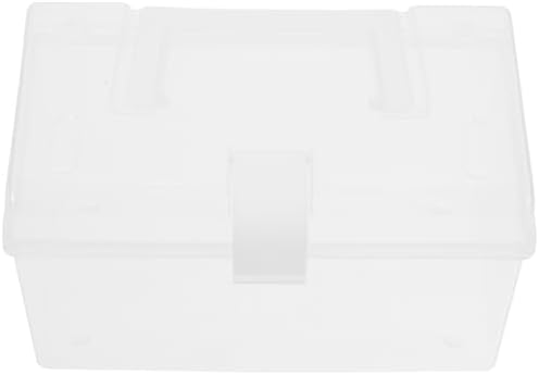 Ipetboom Portable Medicine Cabinet with Transparent Design and Buckle Closure