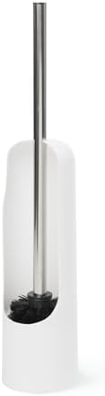 Umbra Touch Toilet Brush with Hideaway Holder - Durable Sleek
