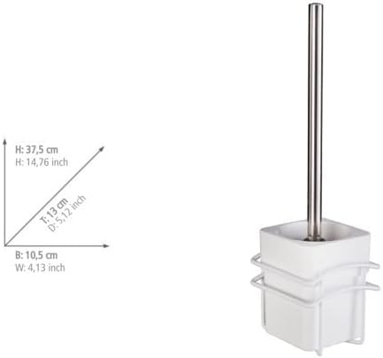 WENKO Toilet Brush Holder Set 2 Count White