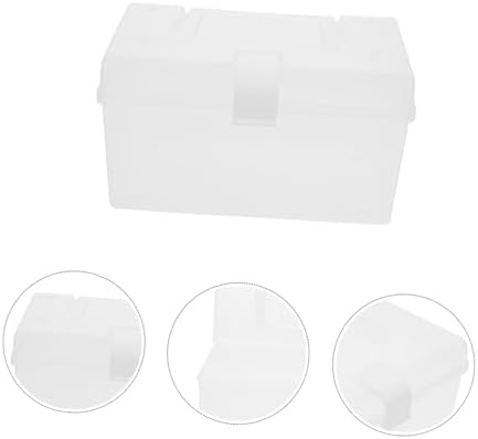Ipetboom Portable Medicine Cabinet with Transparent Design and Buckle Closure