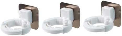 PRETYZOOM 3Pcs Wall Mounted Shower Gel Holder