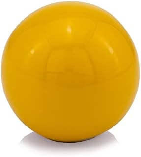 Modern Day Accents 3 Inch Yellow Aluminum Decorative Ball Set