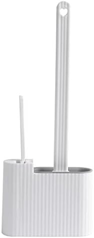 Sturdy Silicone Toilet Brush with Wall Mount