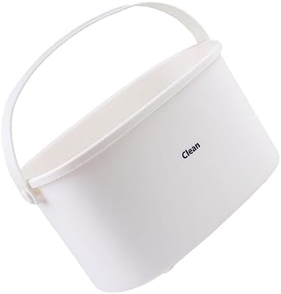1Pc Portable Plastic Bathing Basket with Efficient Drain