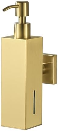 Wall Mount Soap Dispenser Brushed Gold 304 Stainless Steel