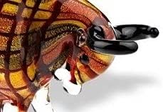 Badash Murano-Style Art Glass Bull Sculpture - 8 Tall Decor
