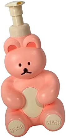 Cute Bear Foam Pump Bottle for Kids - Pink