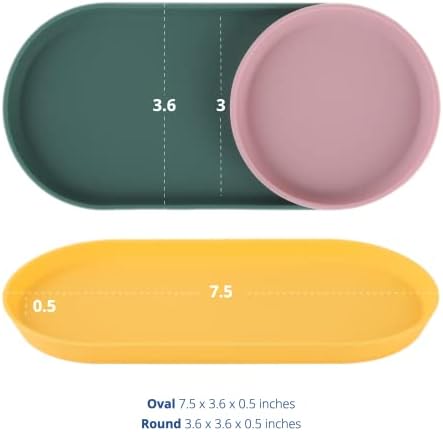 Blue Ginkgo Mini Silicone Trays - Set of 6