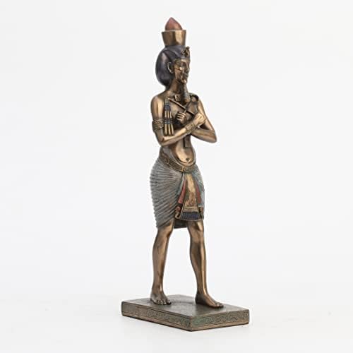 Veronese Design 9 14 Egyptian Pharaoh Amenhotep Cold Cast Bronze Sculpture