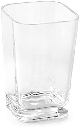 Huang Acrylic Clear Square Toothbrush Holder