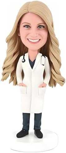 Custom Lady Bobblehead Figurine for Female Doctors and Dentists