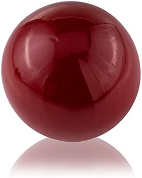 Modern Day Accents 3-inch Red Aluminum Decorative Balls Set of 2