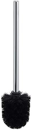 Toilet Brush Holder with Roll Holder - Modern WhiteChrome