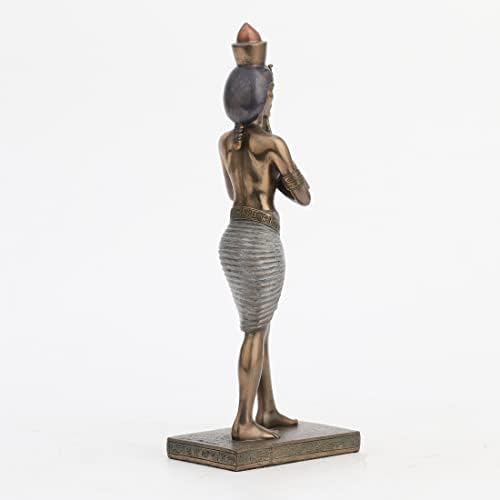 Veronese Design 9 14 Egyptian Pharaoh Amenhotep Cold Cast Bronze Sculpture