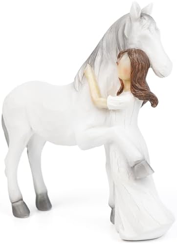 DASKALL Horse Figurine for Women and Girls Home Decor Sculpture