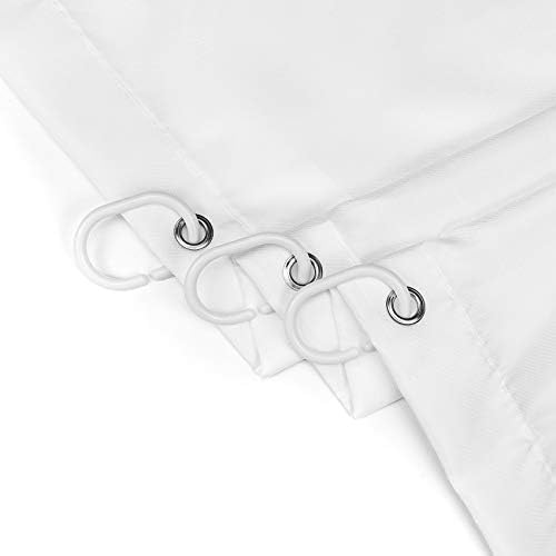 HVEST Modern Abstract Shower Curtain Set with Hooks 1