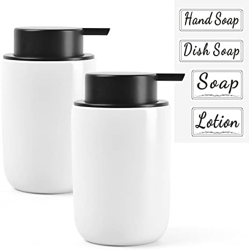 BosilunLife Ceramic Soap Dispenser Set - 2 Pack