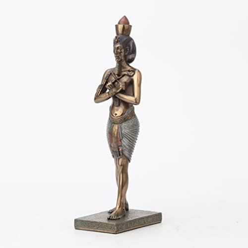 Veronese Design 9 14 Egyptian Pharaoh Amenhotep Cold Cast Bronze Sculpture
