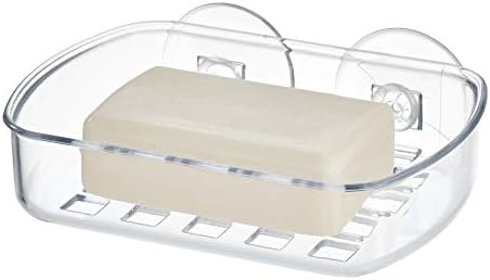 InterDesign BPA-Free Suction Soap Dish - 525 x 4 x 2