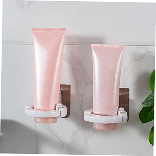 PRETYZOOM 3Pcs Wall Mounted Shower Gel Holder