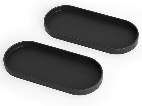 Lazy K Silicone Tray - Compact Multi-Purpose Organizer Black