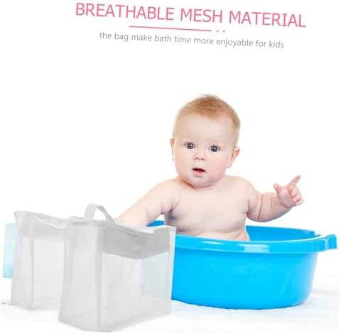 Mobestech Hanging Bath Toy Net for Quick Dry Storage 1