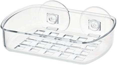 InterDesign BPA-Free Suction Soap Dish - 525 x 4 x 2