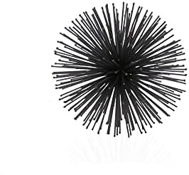 Modern Day Accents 6 Black Spiked Sphere Decor