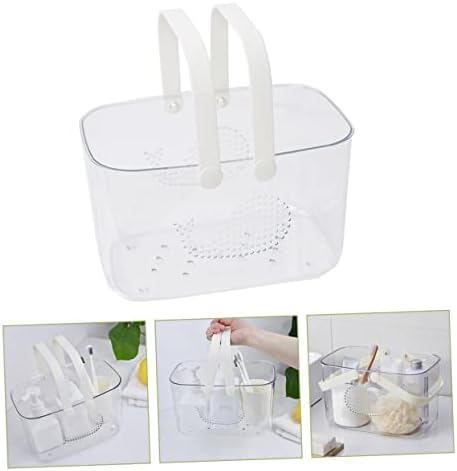 Whale Shaped Plastic Bathroom Basket with Handle