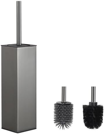 BVL Toilet Brush and Holder Set Gun Gray 1
