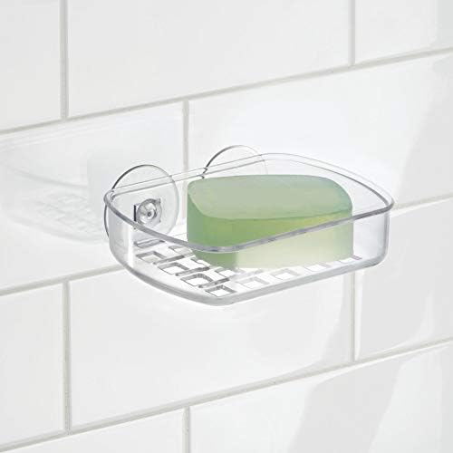 InterDesign BPA-Free Suction Soap Dish - 525 x 4 x 2