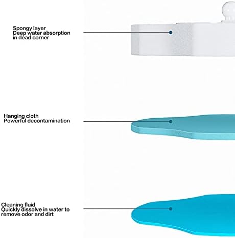Rosvola Toilet Brush Holder with Washing Liquid