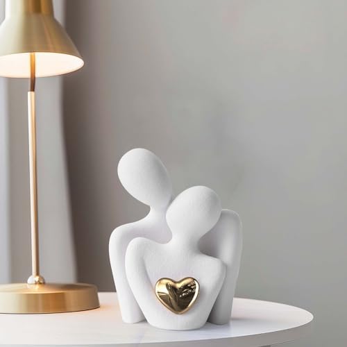 XMGZQ Mini Hugging Couple Statue for Home Decor 1