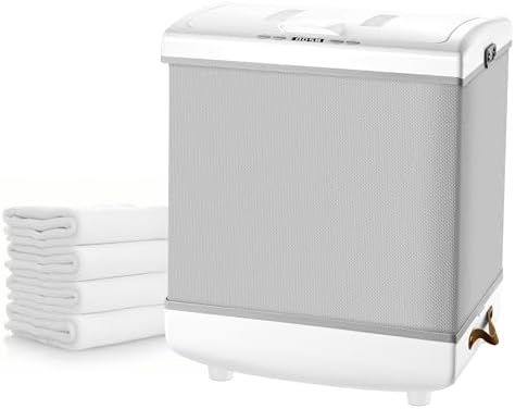 YOSHIKO Heated Towel Warmers 35L Electric Bucket with Timer and LED Display