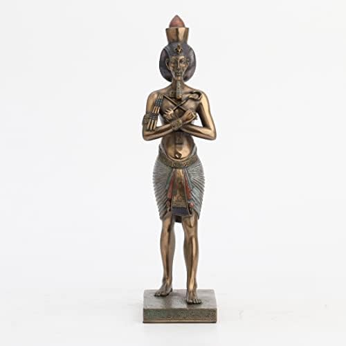 Veronese Design 9 14 Egyptian Pharaoh Amenhotep Cold Cast Bronze Sculpture