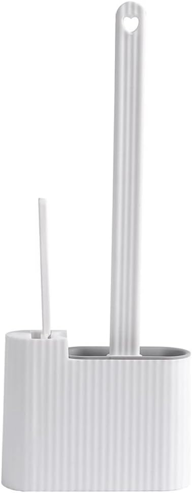 Sturdy Silicone Toilet Brush with Wall Mount