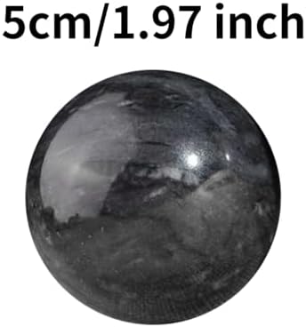 SUTEBUY Decorative Stone Balls - 197inch White-Green 3 PCS