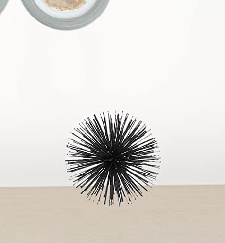 Modern Day Accents 6 Black Spiked Sphere Decor