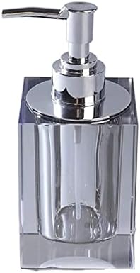 NTIYOU Crystal Soap Dispenser Grey Square 77 Oz