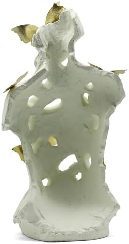 Lukitas Abstract Female Bust with Butterflies Statue 16 Inch Resin