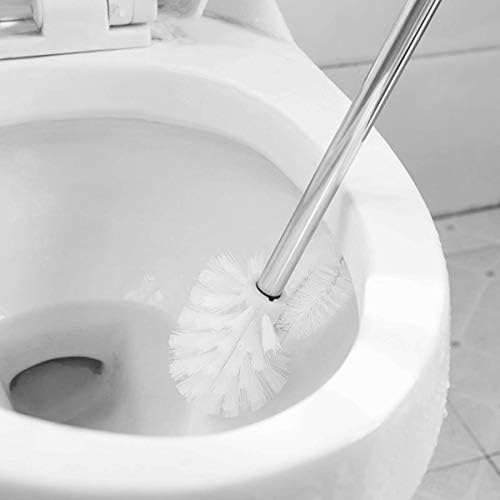 GYDMEG Toilet Brush and Holder with Pink Lines