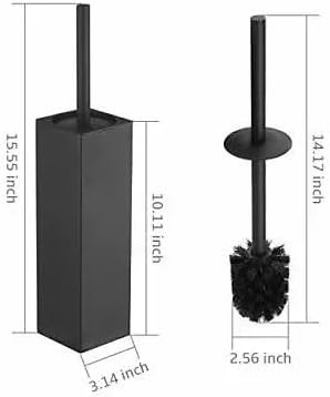 KGYXYXXC Square Toilet Brush with Holder