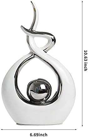 Norrclp Modern Abstract Ceramic Statue Table Decor
