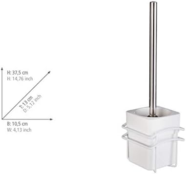 WENKO Toilet Brush Holder Set 2 Count White